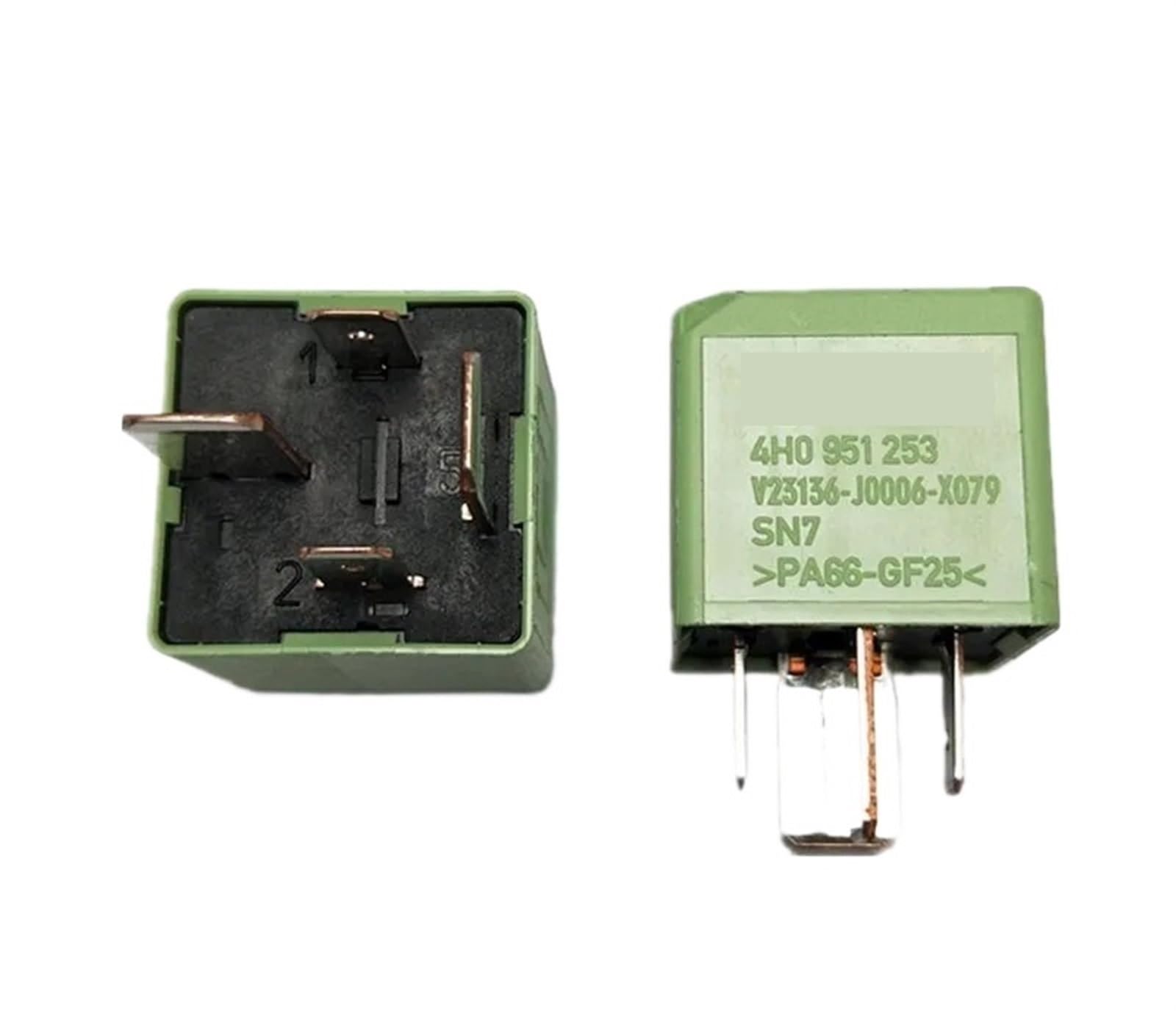 Relais 12V 4H0951253 V23136-J0006-X079 relais automobile 12VDC 4 pin de rechange