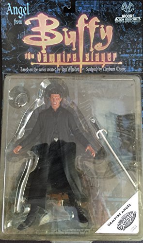 Buffy the Vampire Slayer Series 1 - Previews Exclusive Vampire Face ANGEL ANGELUS - David Boreanaz - 6 Action Figure (2000 Clayburn Moore)