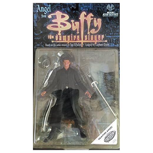 Buffy the Vampire Slayer Series 1 - Previews Exclusive Vampire Face ANGEL ANGELUS - David Boreanaz - 6 Action Figure (2000 Clayburn Moore)