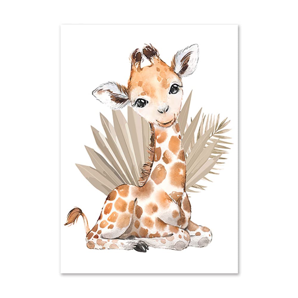 3 Affiche Animaux de la Foret 30x40cm Poster Chambre Bebe Image Murale