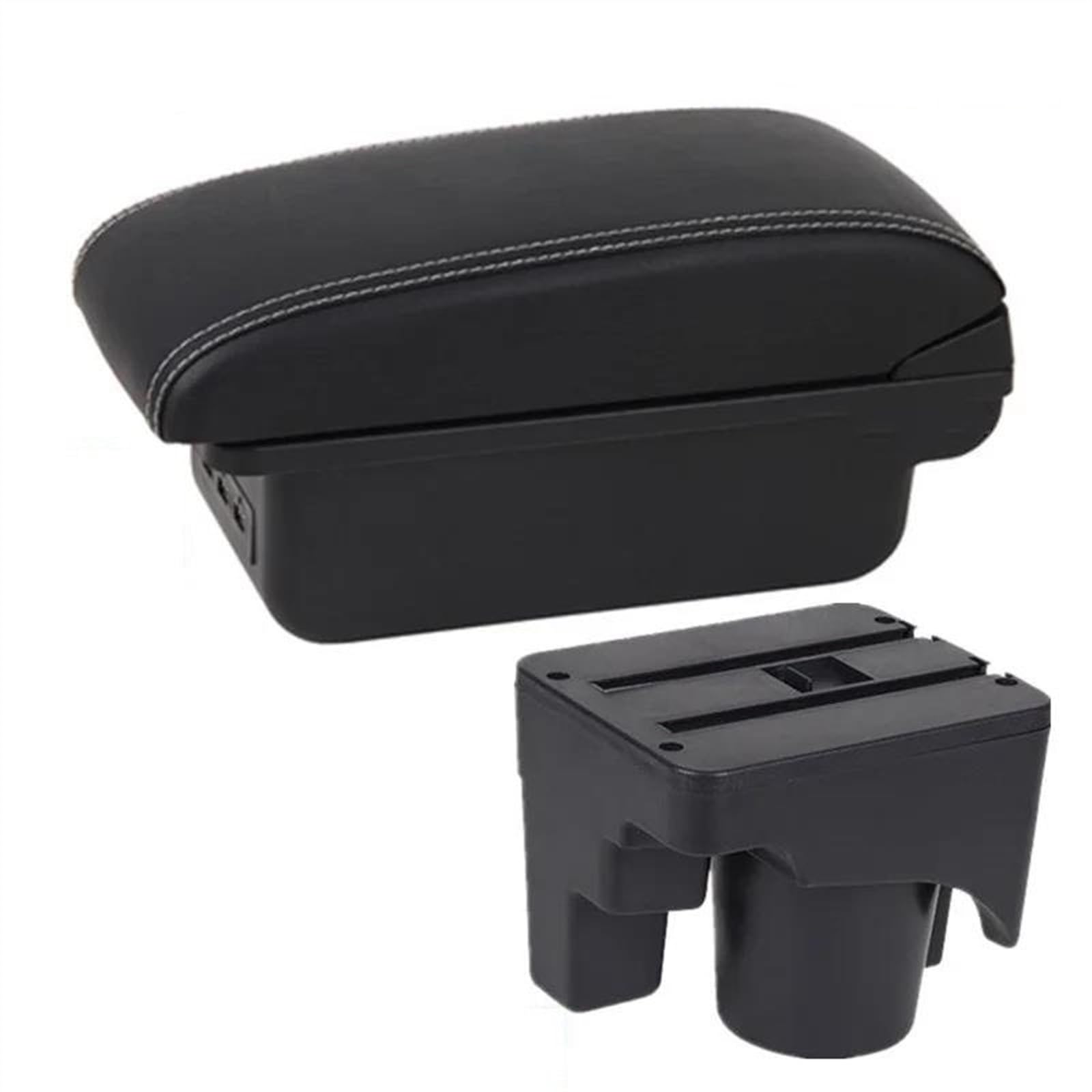 NOHEEU Car Armrest Storage Box Accessories For Golf 6 5 Mk6 MK5 For Jetta For Sagitar