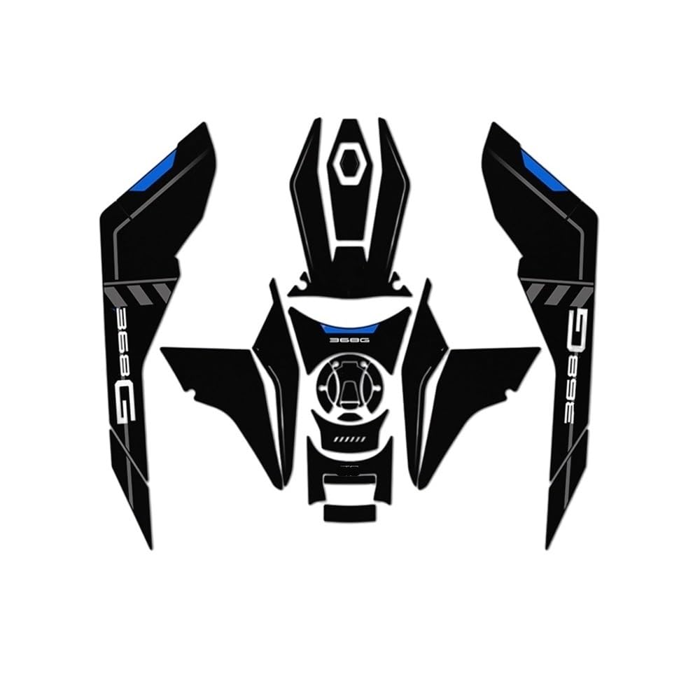 Autocollants de réservoir moto pour 368G G368 protection anti-rayures