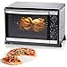 Produktbild ROMMELSBACHER BG 1805/EE Minibackofen mit Umluft & XXL-Drehspieß / 42 Liter / 7 Heizarten / 4 Einschubebenen/Doppelverglasung/Innenbeleuchtung / 1800 W/Edelstahl