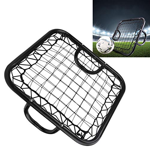 Vbestlife Fußball-Rückprallgerät in der Hand, 19,7 x 19,7 x 4,7 Zoll, Rückprallgerät in der Hand, Springback Net ¡§ | Trainingsausrüstung für Torwart, Fußballtor