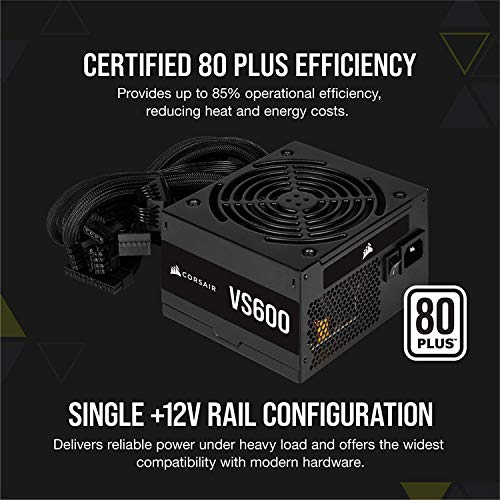 Image of Corsair Vengeance LPX 16GB (1x16GB) DDR4 3200MHZ RAM Memory with VS600 PSU