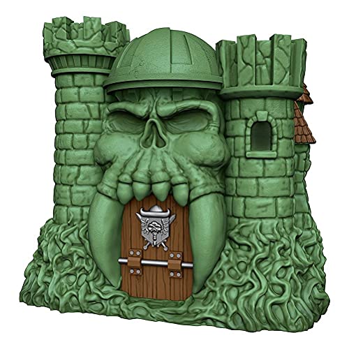 Hiraith Castle Grayskull, Castle Skeleton Pendant Hanging Ornament for Halloween Christmas Decoration, Green