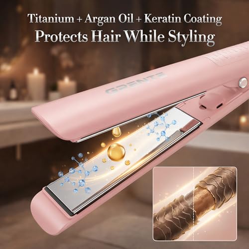 Plancha de pelo y rizador 2 en 1 Titanium 1.18 pulg miniatura 2