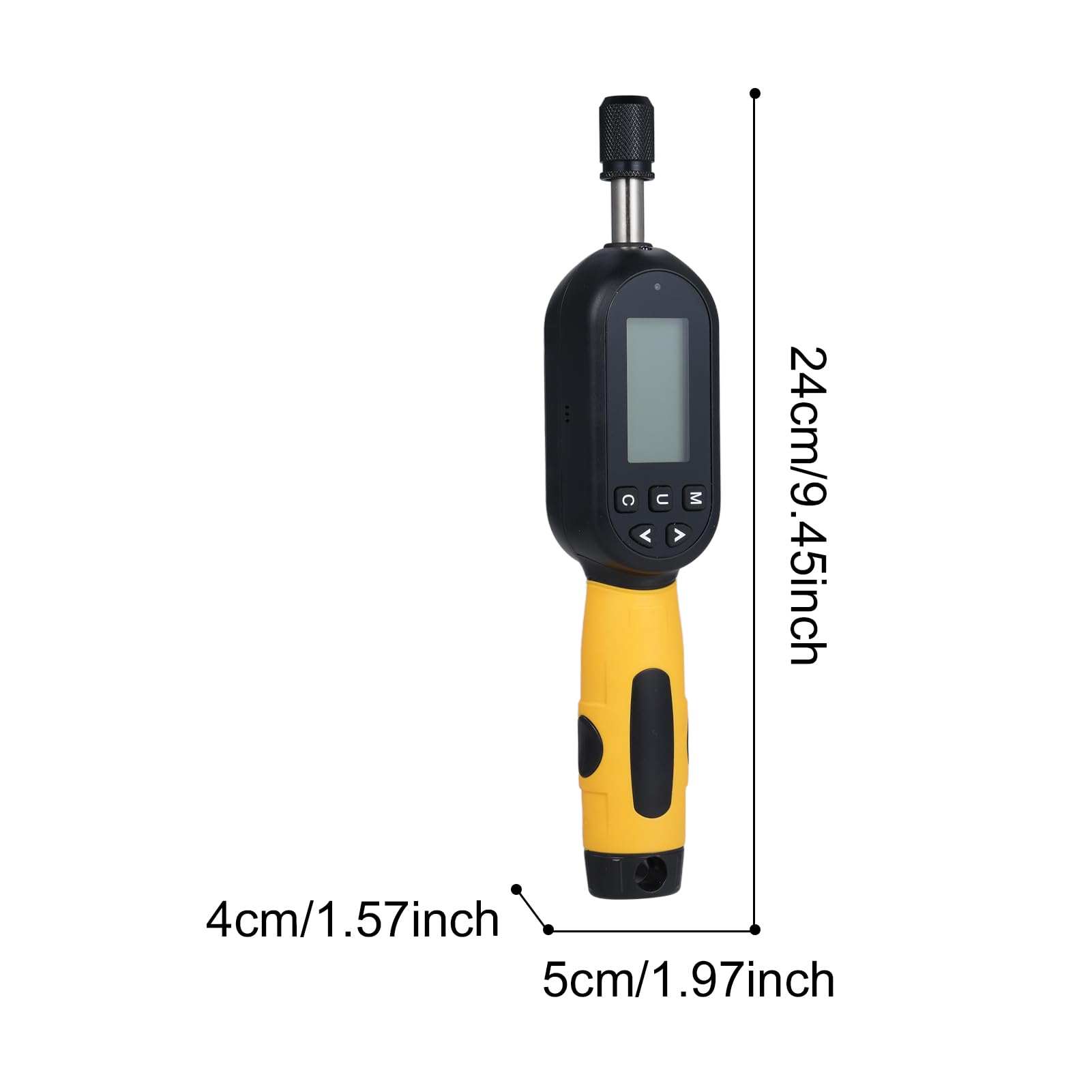 Tournevis Dynamométrique Numérique 1.2-12Nm avec Rétroéclairage LED et Buzzer pour Réparation Vélo Automobile Outils de Serrage Professionnel Précis