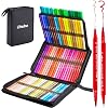 80 kleuren Art Markers Set, Ohuhu Dual Tips Coloring Brush Fineliner Color Marker Pens, Water Based Marker for…