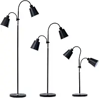 Luminaria Chão Articulada Dupla Abajur de Chão Luminaria Piso Pedestal