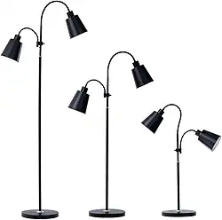 Luminaria Chão Articulada Dupla Abajur de Chão Luminaria Piso Pedestal