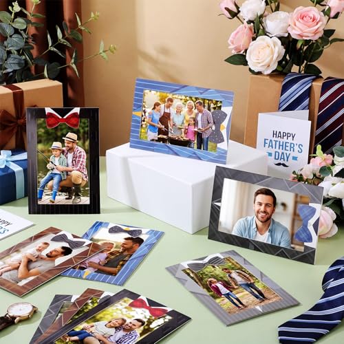 Image of AmazingSpark 50 Pack Paper Photo Frames Picture Frame Cards Decor(50 Pcs,Bow Tie)