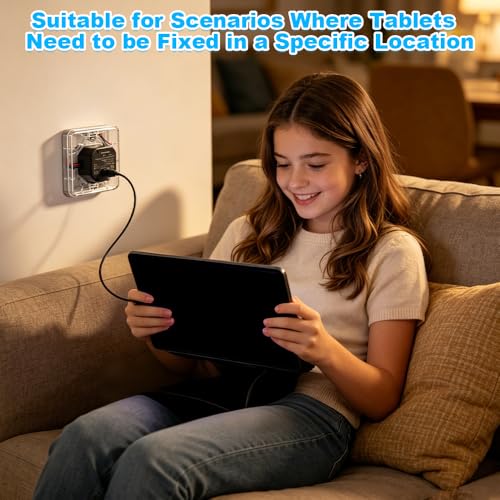 Alimentation USB Type-C 30W : chargeur mural discret pour tablette de salon