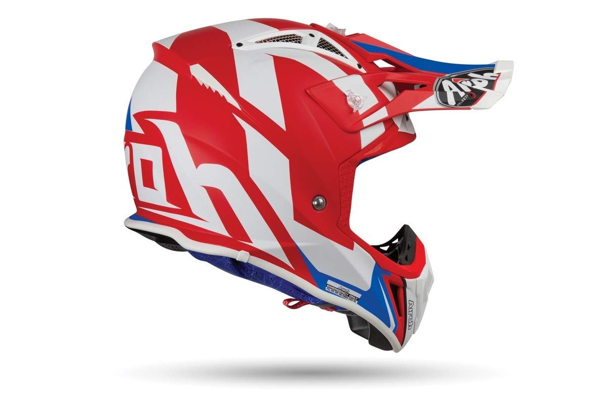 HELMET AIROH AVIATOR 2.3 AMS2 BIGGER RED MATT L Automotive