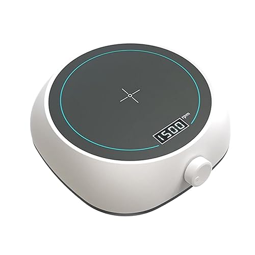 Agitador magnético digital - Mezclador magnético pequeño, volumen máximo de agitación 2L (H2O) velocidad de 200 a 2000 RPM, perillapantalla LED sin