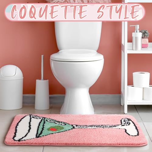Tapete de baño con diseño Martini de 20x32 pulgadas miniatura 2