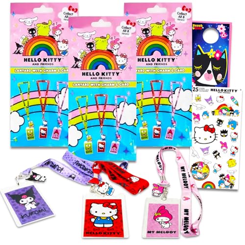 Hello Kitty sacs à cordon enfant avec porte-cartes et breloques filles