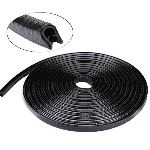 13Ft(4M) Car Door Edge Guards U Shape Edge Trim Rubber Seal Protection Fit for Most Car