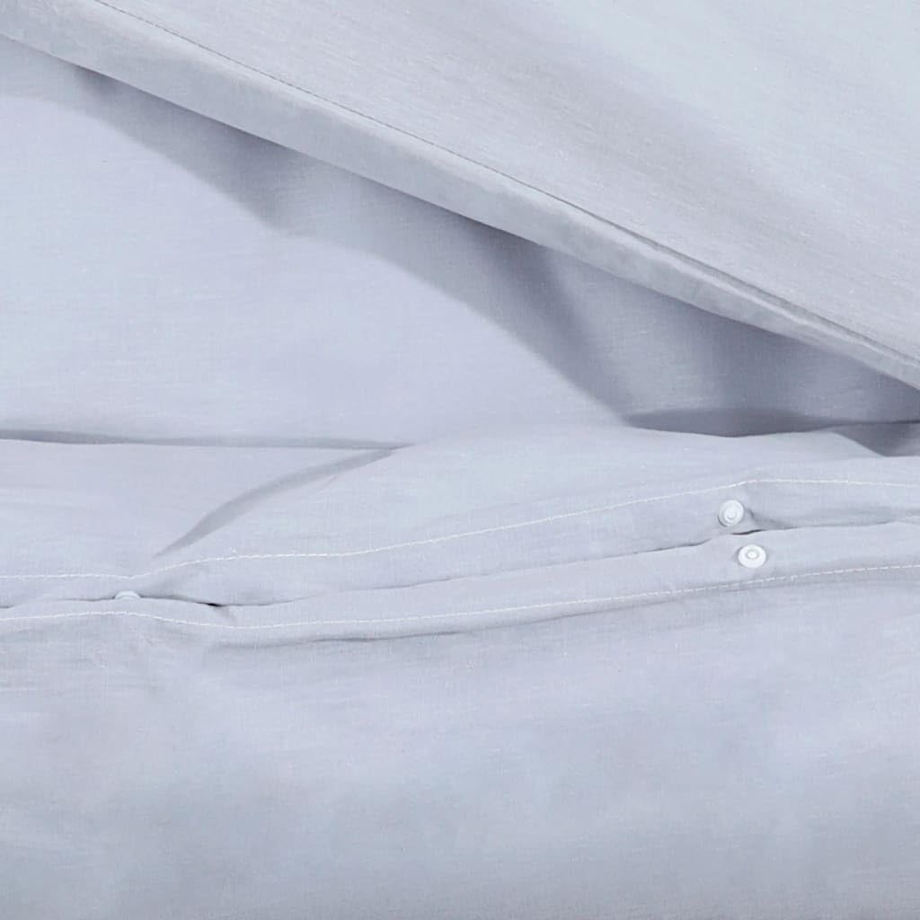 Set Copripiumino Grigio 260x240 cm in Cotone,Casa e Giardino,Biancheria,Lenzuola e Coperte,Copripiumini,1.18kg - 136100