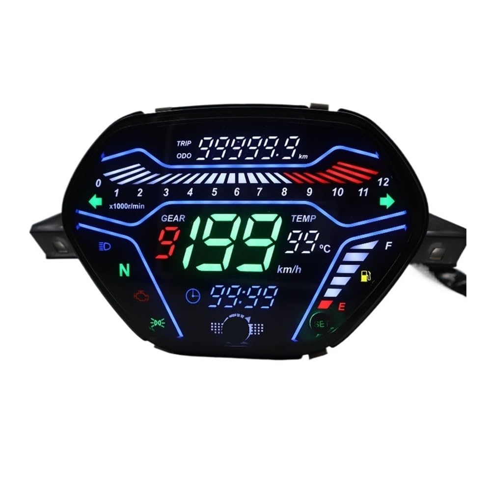 Contagiri contachilometri Tachimetro Digitale Per Moto LED Cruscotto RPM Per EX5 Class1 CX DX Wave100 CD100 CD110 Alpha Ori Tokyoda DY110-2F