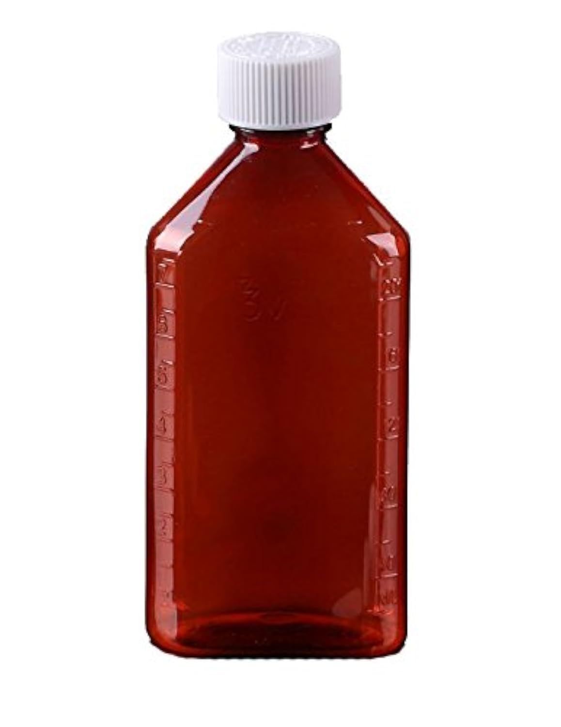 BioRx Laboratories Pharmacy Oval Bottle Amber 6 oz with CR Caps Included (QTY. 50) - Prescription Pharmacy Bottle, Pharmacy Container, Prescription