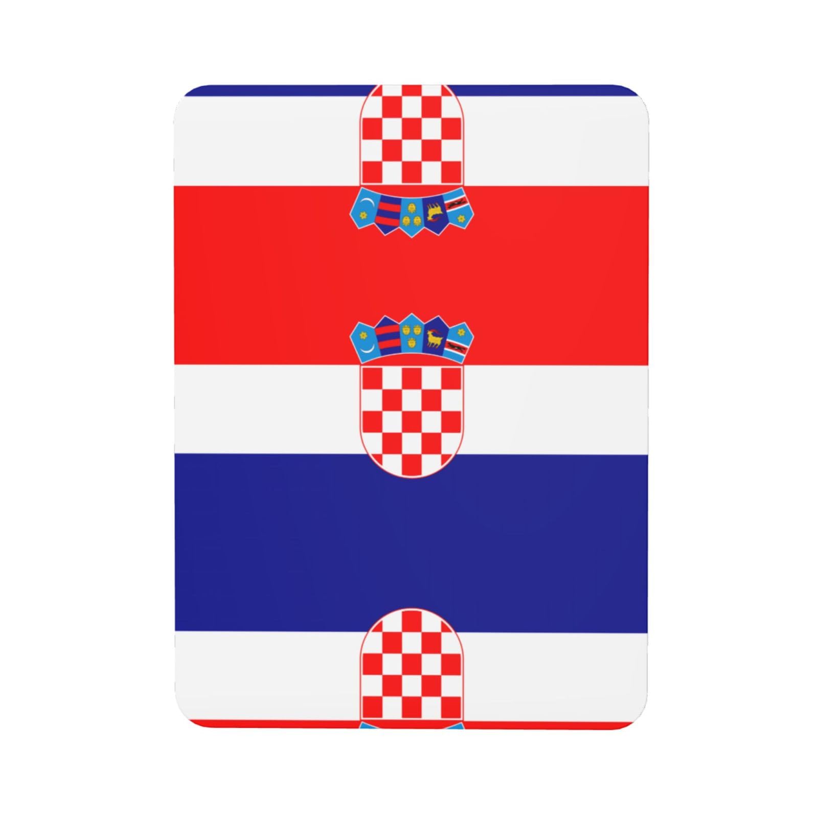 Republic of Croatia Flag Soft Magnetic Refrigerator Magnets with Creative Printing, Decorative Magnetic Stickers