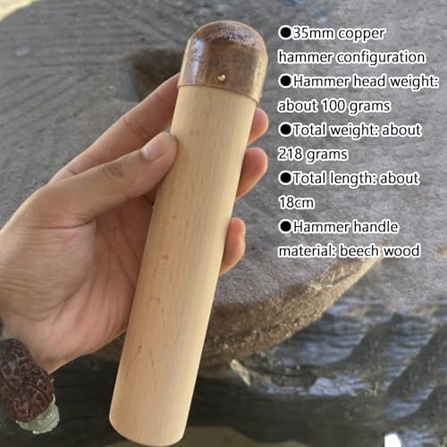 Kit di 12 Strumenti per La Lavorazione Dellossidiana, con Tampone in Pelle Bovina per La Scheggiatura, Ideale per Professionisti E Principianti, per La Lavorazione A Beechwood Handle