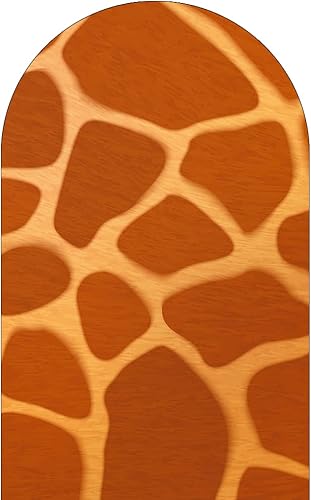 Miniatura 2 de Cubierta de fondo de arco de jirafa marrón para niños, telón de fondo de chiara, cubierta de pared arqueada, cubierta de pared de aventura, jungla,