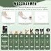 Eyein Hundeschuhe Pfotenschutz Winter, Wasserabweisend hohem Design Hundeschuhe mit verstellbarem Gummischnur und reflektierendem Klettverschluss, die vor Salz, Schnee, Sandkörner (Schwarz, Größe 5)