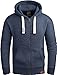 Produktbild Grin&Bear Hoodie Herren Sweatshirt GEC601 Navy Melange L