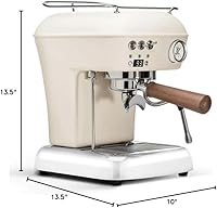 Vista 1 de Ascaso Dream PID, máquina de café espresso programable para el hogar con controles volumétricos, 120 V (crema dulce)