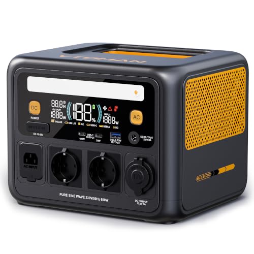VTOMAN Neue Jump 600X Tragbare Powerstation 600W/268,8Wh LiFePO4-Akku