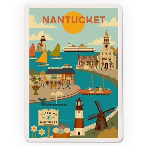 Baraja Póker Lantern Press Nantucket Island 52 cartas miniatura 3