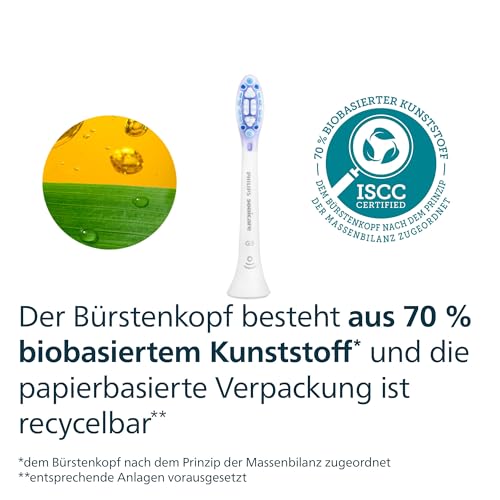 Philips Sonicare G3 Premium Gum Care Original Bürstenköpfe, Weiß, 2er-Pack, HX9052/87