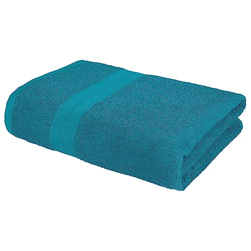 MollisHomes Bath Towel Large Size | 350 GSM Quick Dry Bath Towel | 70 x 140 cm Towel | Teal | 100% Cotton Bath Towels for Men, Women & Kids | Gym Towel | Perfect for Everyday Use