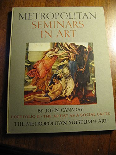 Metropolitan Seminars in Art, Portfolio 11: The... B0007FEVXK Book Cover