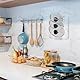 joeji’s Kitchen Topfdeckelhalter 3 Fächern - Wandmontage oder Schranktür - Deckelhalter für Pfannendeckel - 2 in 1 Selbstklebend Ohne Bohren oder Schrauben - Deckelständer Küchenzubehör - Chrom