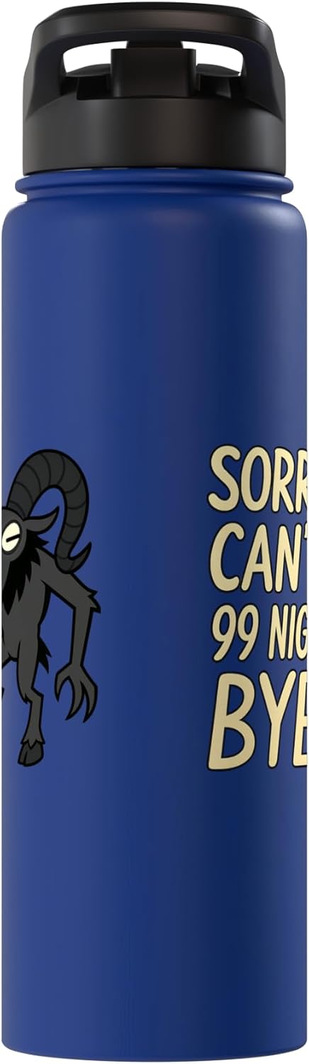 Sorry. Can't. 99 Nights. Ram in The Forest. Halloween Gamer Stainless Steel Insulated Water Bottle