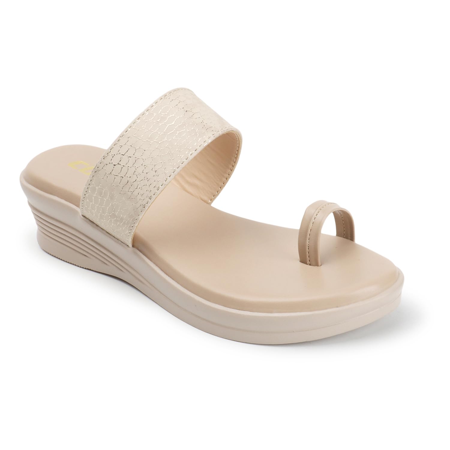 Colo Soft Bottom Sandal For Womens And Girls|Comfortable Wedge Heel Sandal for Womens VN-1 Cream Size 5 (B0CW188QKL) Amazon Price History, Amazon Price Tracker