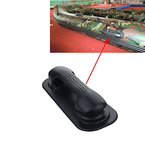 2 Lifting Grab crarry Griff/Keil grau schwarz für aufblasbare Boot Raft bootsklasse, schwarz
