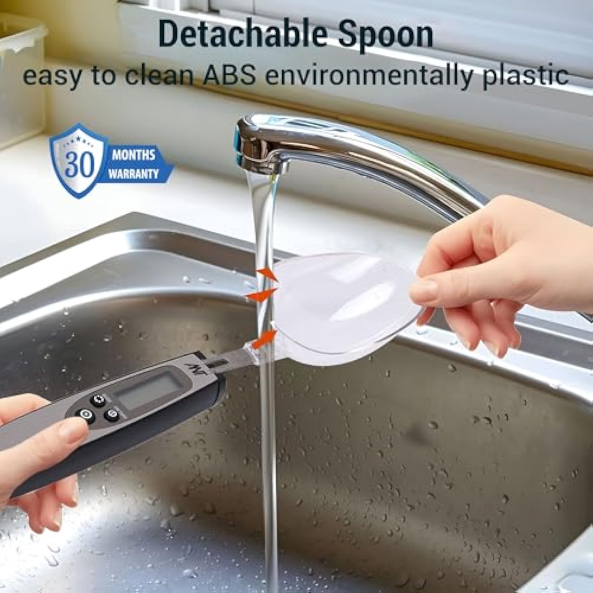 Digital Measuring Spoon Scale for Kitchen, 300g Capacity