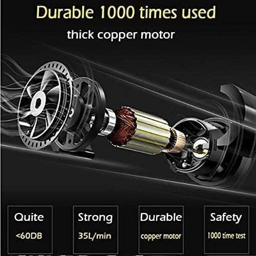 Compresor de aire portátil for inflar neumáticos, bomba de aire de 12 V CC for neumáticos de coche con manómetro digital de 150 psi y luz LED de emergencia, bomba de neumáticos for coche, bicicleta, m