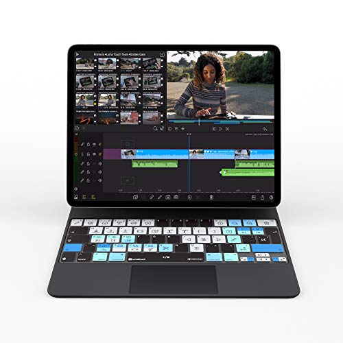 LumaFusion Funda de teclado para iPad Pro 12 pulgadas MAGIC Keyboard Cover | Versión Reino Unido | No es compatible con Smart Keyboard