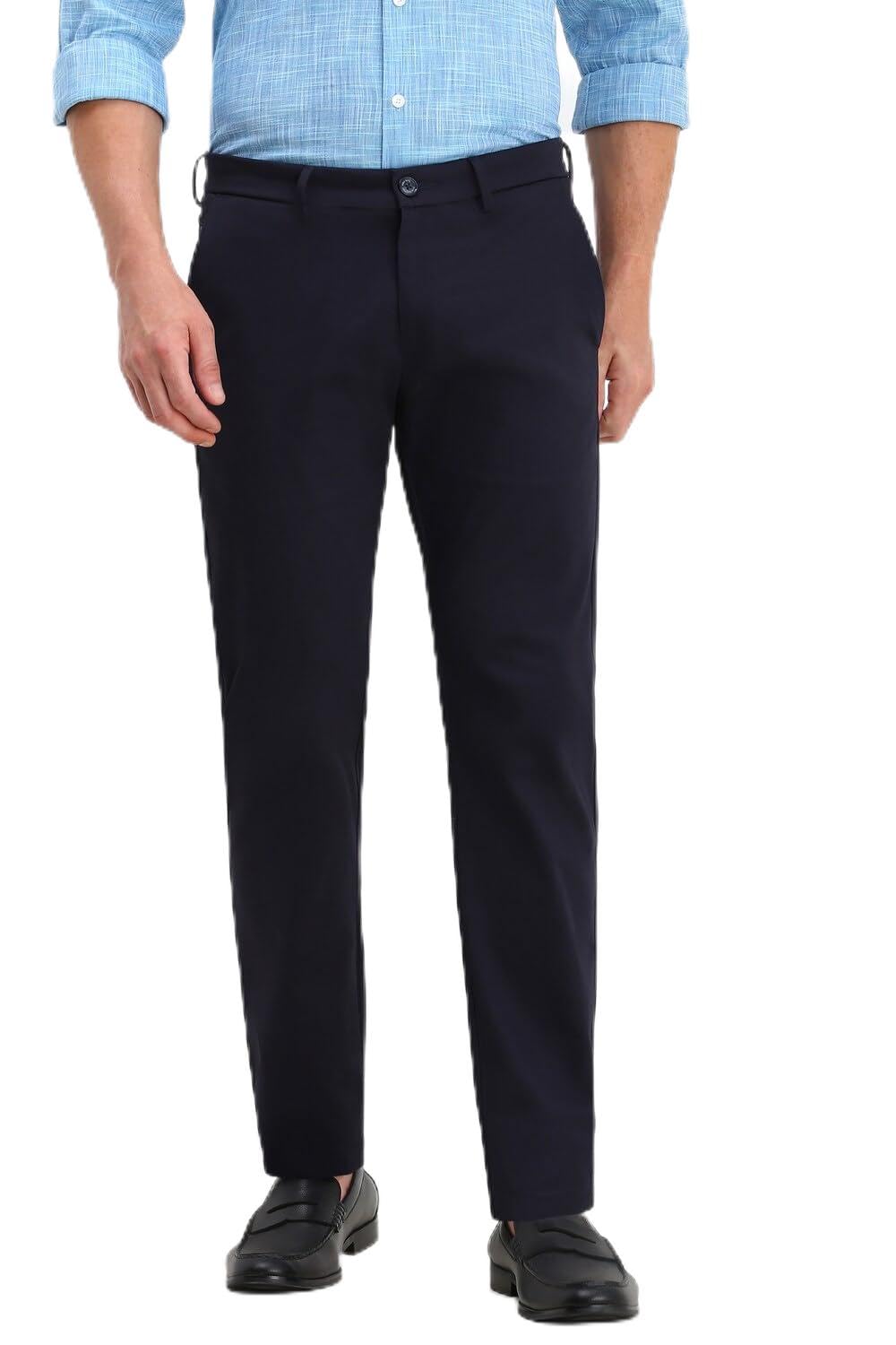allen solly Men's Slim Fit Mid Rise Pants-picture-20
