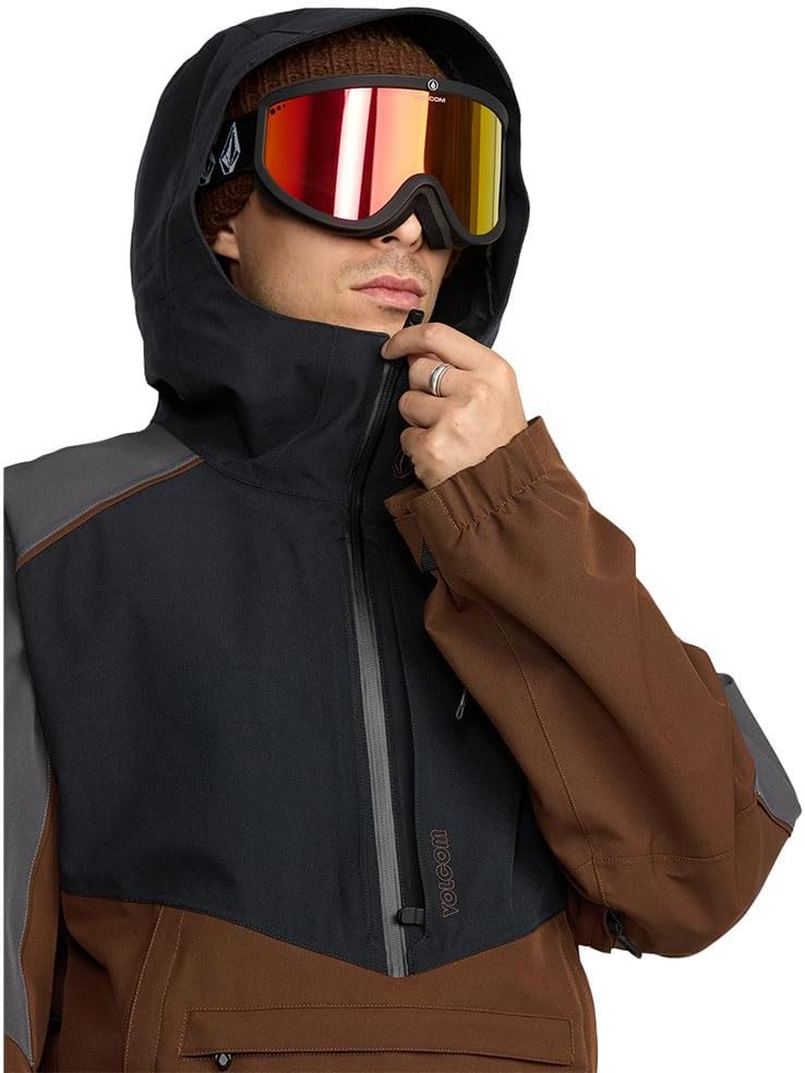 Volcom Men's Brighton Pullover Anarok Hooded Snowboard Jacket - Image 3