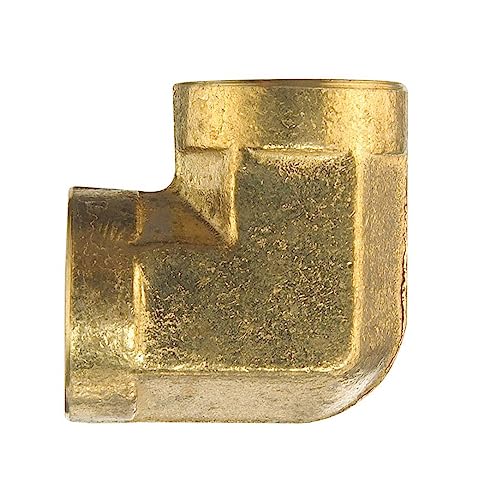 Homeplus+ 1/4 in. FPT X 1/4 in. D FPT Brass 90 Degree Elbow