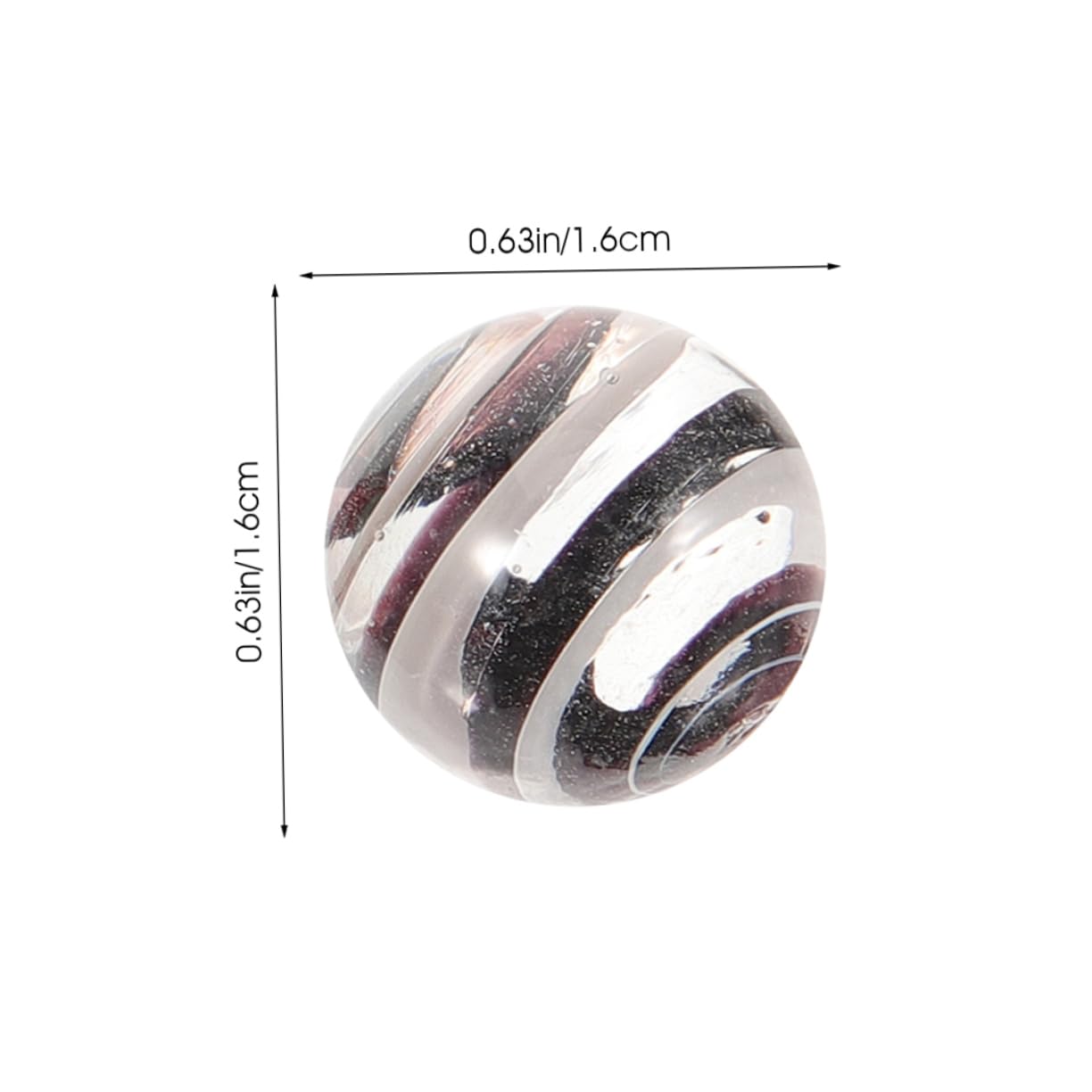 Hemoton 20Pcs Decorative Glass Marbles Assorted Beads for Fish Tank Decoration Play Vase Fillers Garden Ball Decor Easy to Clean and