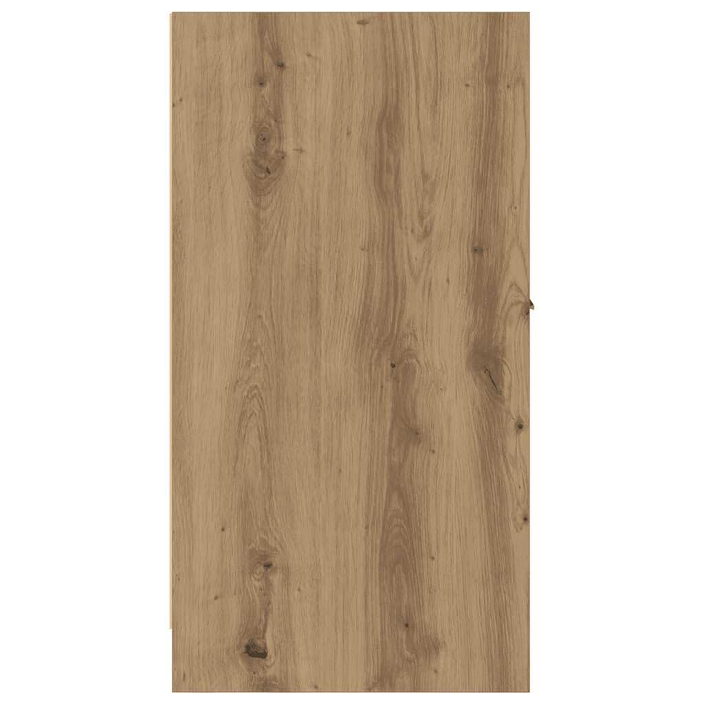 Armoire à pharmacie - Chêne artisanal - 40 x 41 x 77,5 cm - Matériau du bois - Armoire coulissante pour cuisine, bureau, salon - Espace de rangement polyvalent - Durable