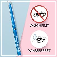 Manhattan Endless Stay Waterproof Gel Eyeliner – Hellblauer Gel Eyeliner mit Glitzer und herausdrehbarer Mine ohne Anspitzen – Farbe Aqua Sparkle 004 – 1 x 2,6g – Ansicht 4