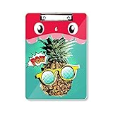 Classification: Clipboard le style américain pineapple bd fruit Dossier à tête plate bloc-notes d\'apprentissage A4